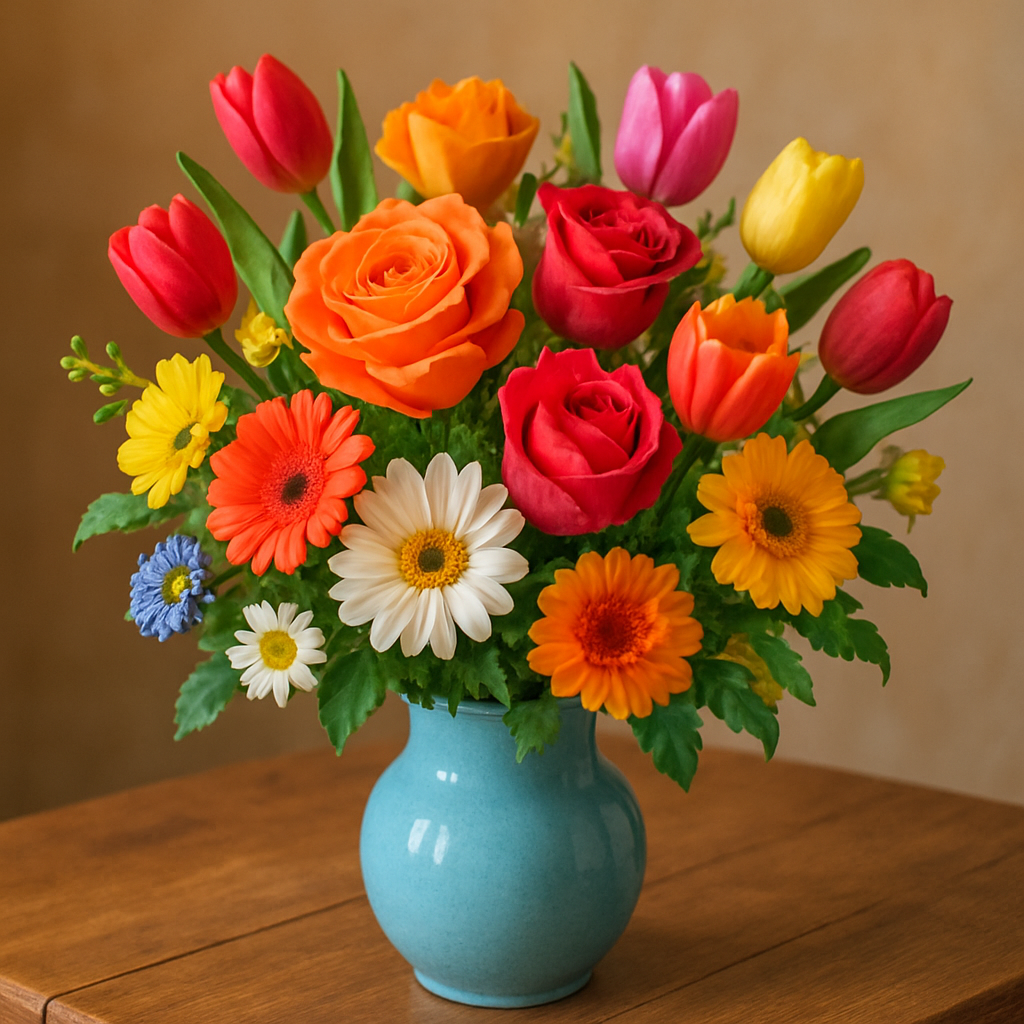 A beautiful flower arrangement